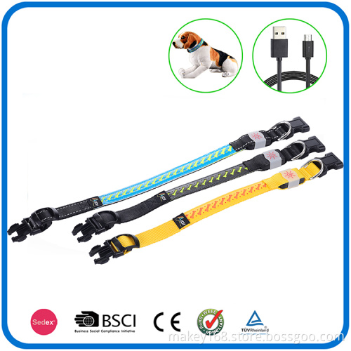 Led Rechargeable Glow Custom Dog Collars